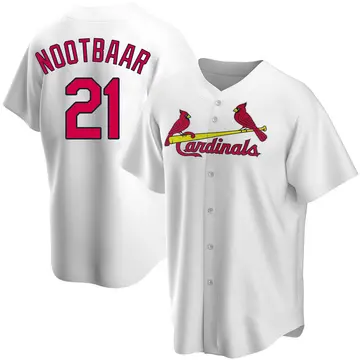 Lars Nootbaar Men's St. Louis Cardinals Replica Home Jersey - White