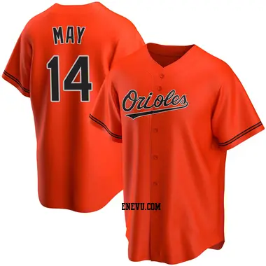 Lee May Women's Baltimore Orioles Authentic Home Jersey - White