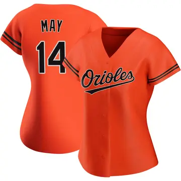 Lee May Women's Baltimore Orioles Replica Alternate Jersey - Orange