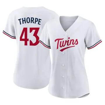 Lewis Thorpe Women's Minnesota Twins Authentic Home Jersey - White