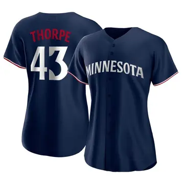 Lewis Thorpe Women's Minnesota Twins Replica Alternate Jersey - Navy