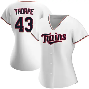 Lewis Thorpe Women's Minnesota Twins Replica Home Jersey - White