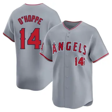 Logan O'Hoppe Men's Los Angeles Angels Limited Away Jersey - Gray