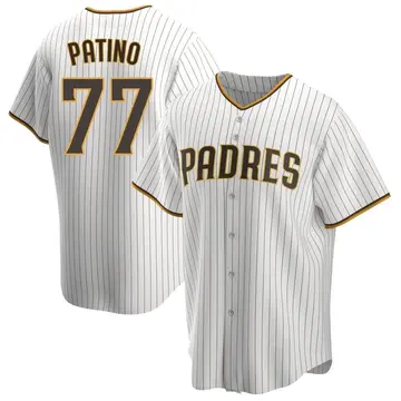 Luis Patino Youth San Diego Padres Replica Home Jersey - White/Brown
