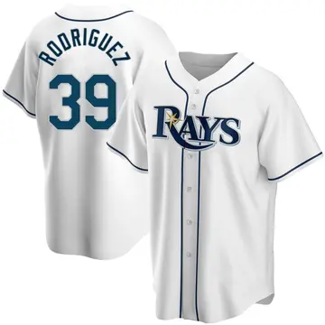 Manuel Rodriguez Youth Tampa Bay Rays Replica Home Jersey - White