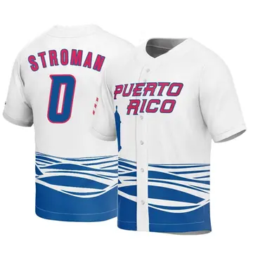 Marcus Stroman Youth Puerto Rico Baseball Replica 2023 World Baseball Classic Jersey - White