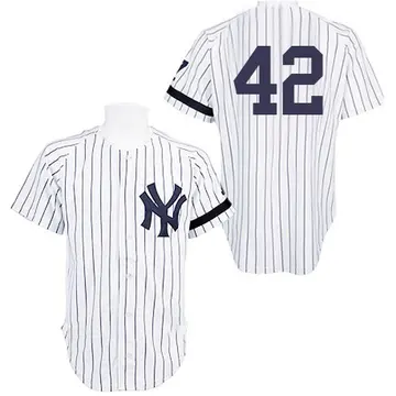 Mariano Rivera Men's New York Yankees Replica Practice Throwback Jersey - White