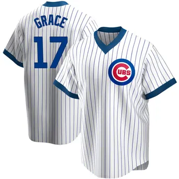 Mark Grace Men's Chicago Cubs Replica Home Cooperstown Collection Jersey - White