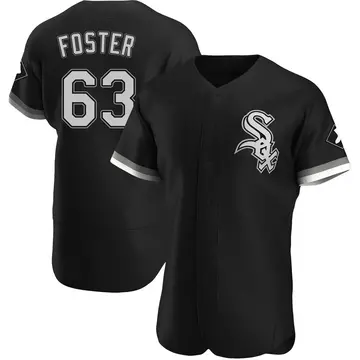 Matt Foster Men's Chicago White Sox Authentic Alternate Jersey - Black