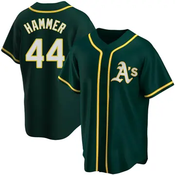 Mc Hammer Youth Oakland Athletics Replica Alternate Jersey - Green