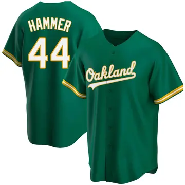 Mc Hammer Youth Oakland Athletics Replica Kelly Alternate Jersey - Green