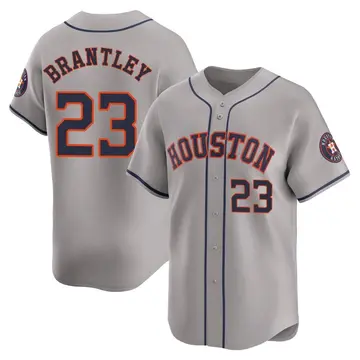 Michael Brantley Men's Houston Astros Limited Away Jersey - Gray