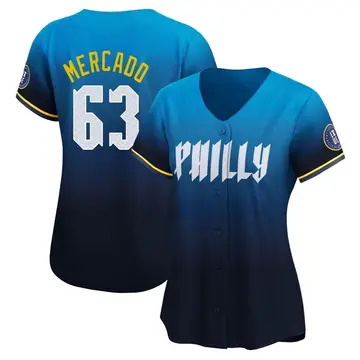 Michael Mercado Women's Philadelphia Phillies Limited 2024 City Connect Jersey - Blue