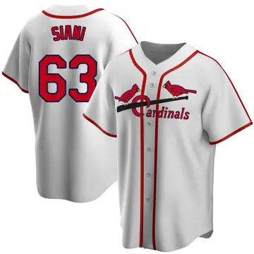 Michael Siani Men's St. Louis Cardinals Home Cooperstown Collection Jersey - White