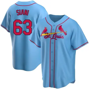 Michael Siani Men's St. Louis Cardinals Replica Alternate Jersey - Light Blue