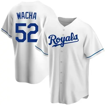 Michael Wacha Men's Kansas City Royals Replica Home Jersey - White