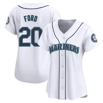 Mike Ford Women's Seattle Mariners Limited Home Jersey - White
