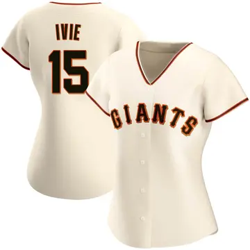 Mike Ivie Women's San Francisco Giants Authentic Home Jersey - Cream