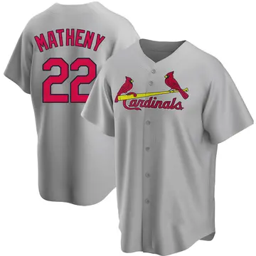 Mike Matheny Youth St. Louis Cardinals Replica Road Jersey - Gray