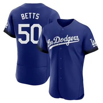 Mookie Betts Men's Los Angeles Dodgers Authentic 2021 City Connect Jersey - Royal