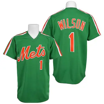 Mookie Wilson Men's New York Mets Authentic Throwback Jersey - Green