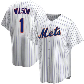 Mookie Wilson Men's New York Mets Replica Home Jersey - White