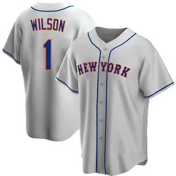 Mookie Wilson Men's New York Mets Replica Road Jersey - Gray
