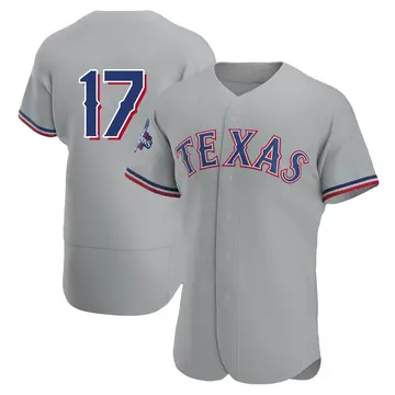 Nathan Eovaldi Men's Texas Rangers Authentic Road 2023 World Series Champions Jersey - Gray