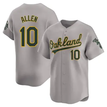 Nick Allen Men's Oakland Athletics Limited Away Jersey - Gray