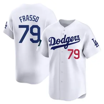 Nick Frasso Youth Los Angeles Dodgers Limited 2024 World Tour Seoul Series Home Jersey - White