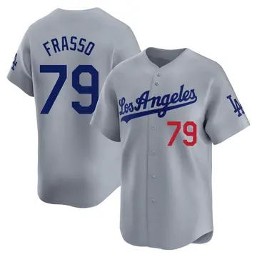 Nick Frasso Youth Los Angeles Dodgers Limited Away Jersey - Gray
