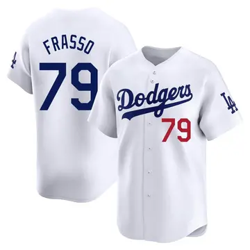 Nick Frasso Youth Los Angeles Dodgers Limited Home Jersey - White