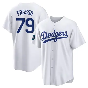 Nick Frasso Youth Los Angeles Dodgers Replica 2024 World Tour Seoul Series Home Jersey - White