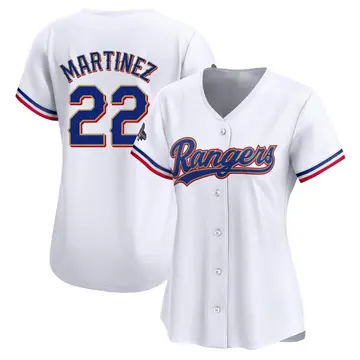 Nick Martinez Women's Texas Rangers Limited White 2024 Collection Jersey - Gold