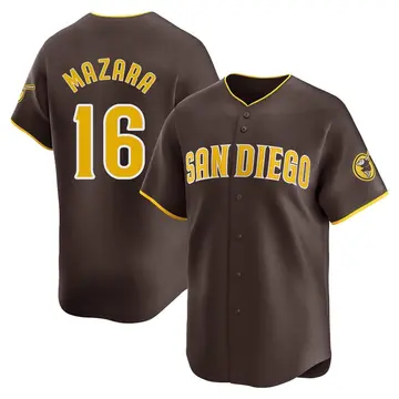 Nomar Mazara Youth San Diego Padres Limited Away Jersey - Brown