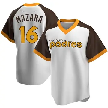 Nomar Mazara Youth San Diego Padres Replica Home Cooperstown Collection Jersey - White