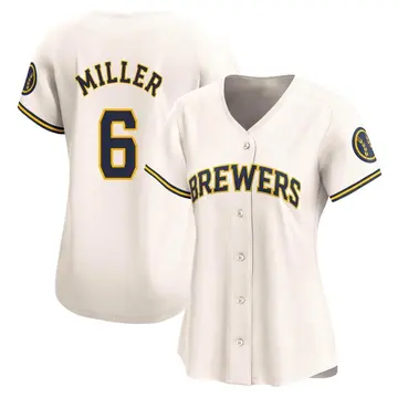 Owen Miller Women's Milwaukee Brewers Limited Home Jersey - Cream