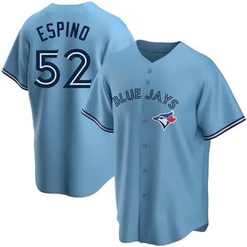 Paolo Espino Men's Toronto Blue Jays Replica Powder Alternate Jersey - Blue