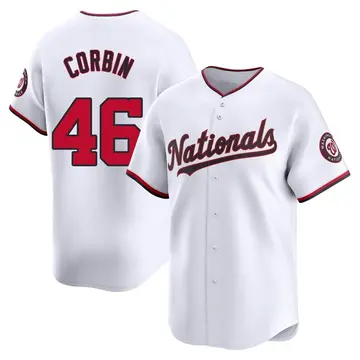 Patrick Corbin Men's Washington Nationals Limited Home Jersey - White