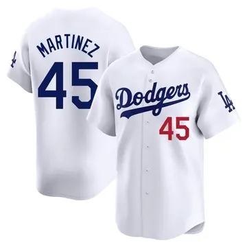 Pedro Martinez Men's Los Angeles Dodgers Limited Home Jersey - White