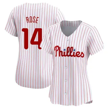 Pete Rose Women's Philadelphia Phillies Limited Home Jersey - White