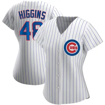 P.J. Higgins Women's Chicago Cubs Authentic Home Jersey - White