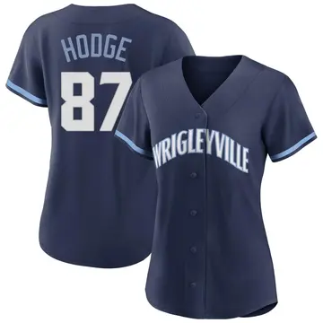 Porter Hodge Women's Chicago Cubs Replica 2021 City Connect Jersey - Navy