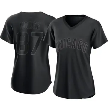 Porter Hodge Women's Chicago Cubs Replica Pitch Fashion Jersey - Black