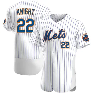 Ray Knight Men's New York Mets Authentic Home Jersey - White