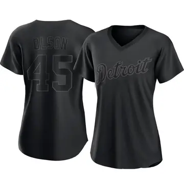 Reese Olson Women's Detroit Tigers Authentic Pitch Fashion Jersey - Black