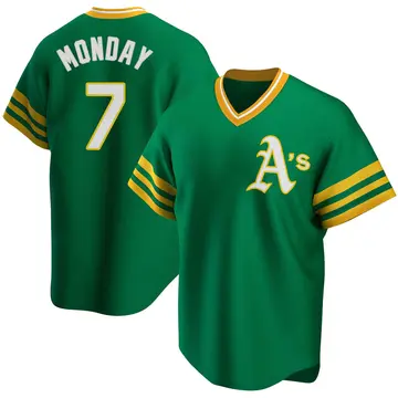 Rick Monday Youth Oakland Athletics Replica R Kelly Road Cooperstown Collection Jersey - Green