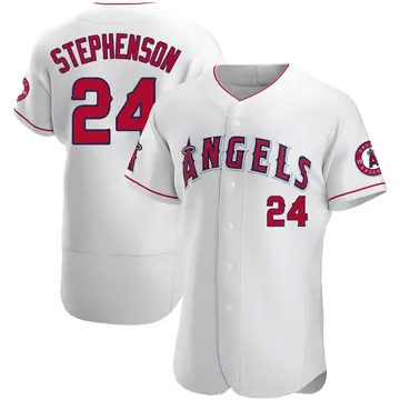 Robert Stephenson Men's Los Angeles Angels Authentic Jersey - White