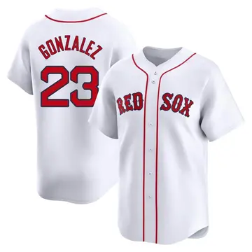 Romy Gonzalez Men's Boston Red Sox Limited Home Jersey - White