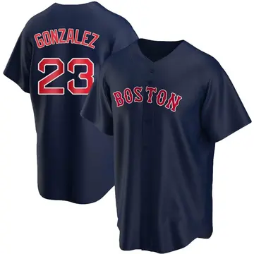 Romy Gonzalez Men's Boston Red Sox Replica Alternate Jersey - Navy